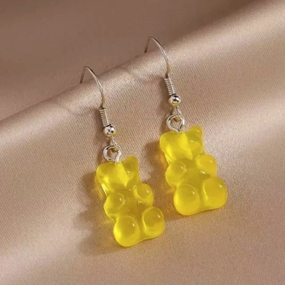 Gummy Bear Candy Retro Lightweight Fun/Cartoon Colorful Cute Dainty Earrings - Picture 9 of 16